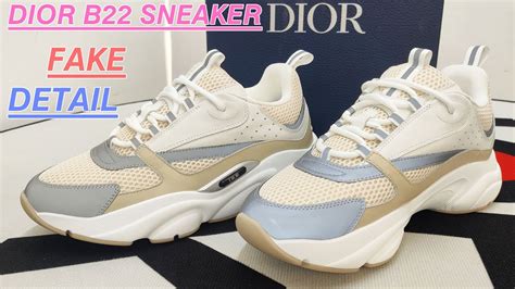 dior b22 sneakers real vs fake